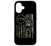 We The People - Divertida Bandera de EE. UU. AR15 Military Pro Gun Carcasa para iPhone 16