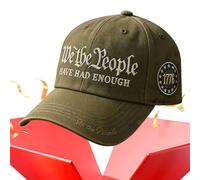 We The People Hat,We The People Have Had Enough Gorras de béisbol | Sombreros de béisbol vintage, para mujeres, hombres, veteranos, camping, senderismo, golf, ciclismo, eventos deportivos