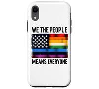 We The People Means Everyone Pride Bandera de igualdad Carcasa para iPhone XR