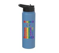 We The People No Kings for Men and Women Stainless Steel Insulated Water Bottle