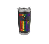 We The People No Kings for Men and Women Vaso térmico de acero inoxidable de doble pared
