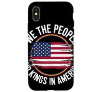 We The People No Kings In America Orgullo Patriota Arcoíris Carcasa para iPhone X/XS