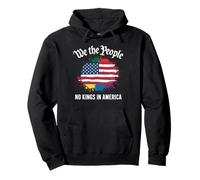 We The People No Kings In America Orgullo Patriótico Sudadera con Capucha