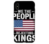 We The People Rejecting Kings Since 1776 Bandera Americana Carcasa para iPhone XS MAX