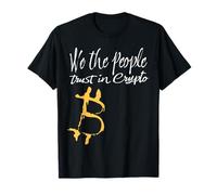 We The People Trust In Crypto Cryptocurrency Patriotic Camiseta