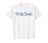 We The People USA Constitución de Estados Unidos Patriótica Hombres Mujeres Niños Camiseta gráfica económica, Hombre, Blanco, XL