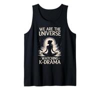 We Universe Watching K-Drama Meditando Fan Camiseta sin Mangas