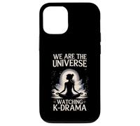 We Universe Watching K-Drama Meditando Fan Carcasa para iPhone 12/12 Pro