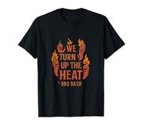 We Up The Heat BBQ Bash Chili Design Camiseta