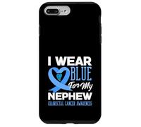 We Wear Blue For My Nephew - Camiseta de Apoyo para el cáncer colorrectal Carcasa para iPhone 7 Plus/8 Plus