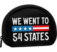We Went To 54 Sates 2 Mujeres y niñas Lindo Monedero de Moda Cartera Bolsa Cambio Bolsa Llavero