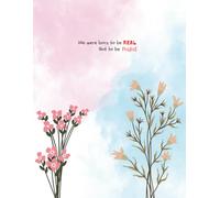 "We were Born to be Real, Not to be Perfect" Quoted: Aesthetic Journal that brings colors to your life.: Schedule Your Day, Achieve Goals | 120+ pages.