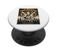 We were The Loud Generation Rock Music Concierto de Rock Vintage PopSockets PopGrip Adhesivo