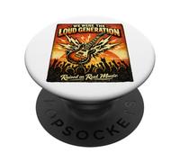 We were The Loud Generation Rock Music Concierto de Rock Vintage PopSockets PopGrip Adhesivo