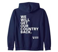 We Will Get Our Country Back - Restore Britain UK Sudadera con Capucha
