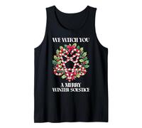 We Witch You A Merry Winter Solsticio Pagano Wiccan Camiseta sin Mangas