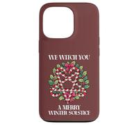 We Witch You A Merry Winter Solsticio Pagano Wiccan Carcasa para iPhone 13 Pro