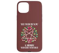 We Witch You A Merry Winter Solsticio Pagano Wiccan Carcasa para iPhone 15 Plus