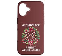 We Witch You A Merry Winter Solsticio Pagano Wiccan Carcasa para iPhone 16