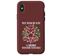 We Witch You A Merry Winter Solsticio Pagano Wiccan Carcasa para iPhone X/XS