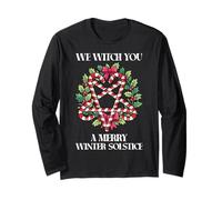We Witch You A Merry Winter Solsticio Pagano Wiccan Manga Larga