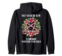 We Witch You A Merry Winter Solsticio Pagano Wiccan Sudadera con Capucha