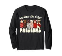 We Wrap The Cutest Presents Christmas Mother Baby Nurse Xmas Manga Larga