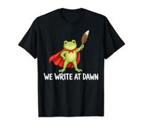 We Write At Dawn Frog Camiseta