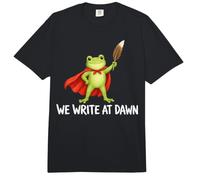 We Write At Dawn Frog Comfort Colors Adult Heavyweight T-Shirt