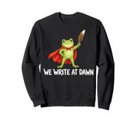 We Write At Dawn Frog Sudadera