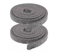WE09X27634 - Sello de fieltro frontal para tambor de secadora, repuesto exacto compatible con General Electric Hotpoint Whirlpool Kenmore secadora compatible con WE09X20441 AP5949286 3290413 WE9M15
