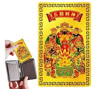 Wealth Card - 2027 Chinese Decorative God Copper Phone Decorations, Auspici