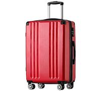 WEALTHOUSE Juego de maletas con marco resistente, asa acolchada, pliegue extensible, bolsillo de malla, ruedas de marcha suave, clip intermedio, estructura de protección, protección numérica TSA