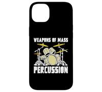 Weapons of Mass Percussion Drum Kit Vintage Music Carcasa para iPhone 14 Plus