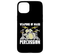 Weapons of Mass Percussion Drum Kit Vintage Music Carcasa para iPhone 15 Plus