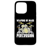 Weapons of Mass Percussion Drum Kit Vintage Music Carcasa para iPhone 15 Pro MAX