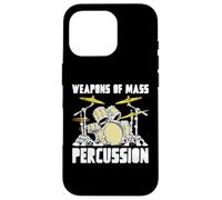 Weapons of Mass Percussion Drum Kit Vintage Music Carcasa para iPhone 16 Pro