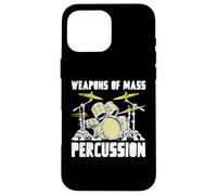 Weapons of Mass Percussion Drum Kit Vintage Music Carcasa para iPhone 16 Pro MAX