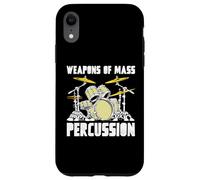 Weapons of Mass Percussion Drum Kit Vintage Music Carcasa para iPhone XR