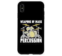 Weapons of Mass Percussion Drum Kit Vintage Music Carcasa para iPhone XS MAX