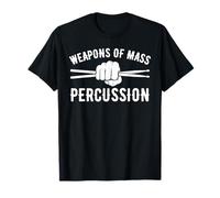 Weapons of Mass Percussion Music Lover Gifts Funny Drummer Camiseta
