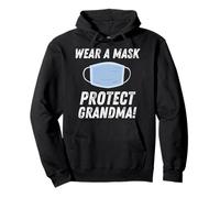 Wear A Mask Protect Grand - Gift for Grandchildren Sudadera con Capucha