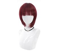 Wear and Go Peluca recta corta de 10 pulgadas con flequillo, pelucas sintéticas hasta los hombros de Bob for mujer, aspecto natural(-99J)