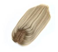Wear and Go Postizo Remy de cabello humano Real for mujer, 6x6,5 pulgadas, con pelos de base de seda grandes, pieza espesante for uso diario y peinado(16 inch)