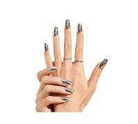 Wear armor advanced european and american silver mirror fake nail tip finished product Bonus: Get a free professional-grade nail file worth 5 with yo