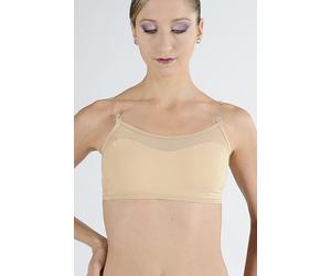 Wear Moi Sujetador de Danza, Camiseta Interior de Danza, Akira, Beige (M)
