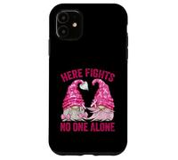 Wear Pink For Breast Cancer Awareness with Cute GNOME Carcasa para iPhone 11