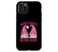 Wear Pink For Breast Cancer Awareness with Cute GNOME Carcasa para iPhone 11 Pro