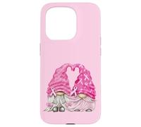 Wear Pink Gnomes For October Breast Cancer Awareness Months Carcasa para iPhone 15 Pro