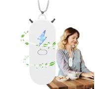 Wearable Air Purifier, Portable Air Ionizer Necklace, Negative Ion Generator Filter, Removes Peculiar Odors for Car, Kitchen, Outdoor Activities, Sports, Travel, and Parties